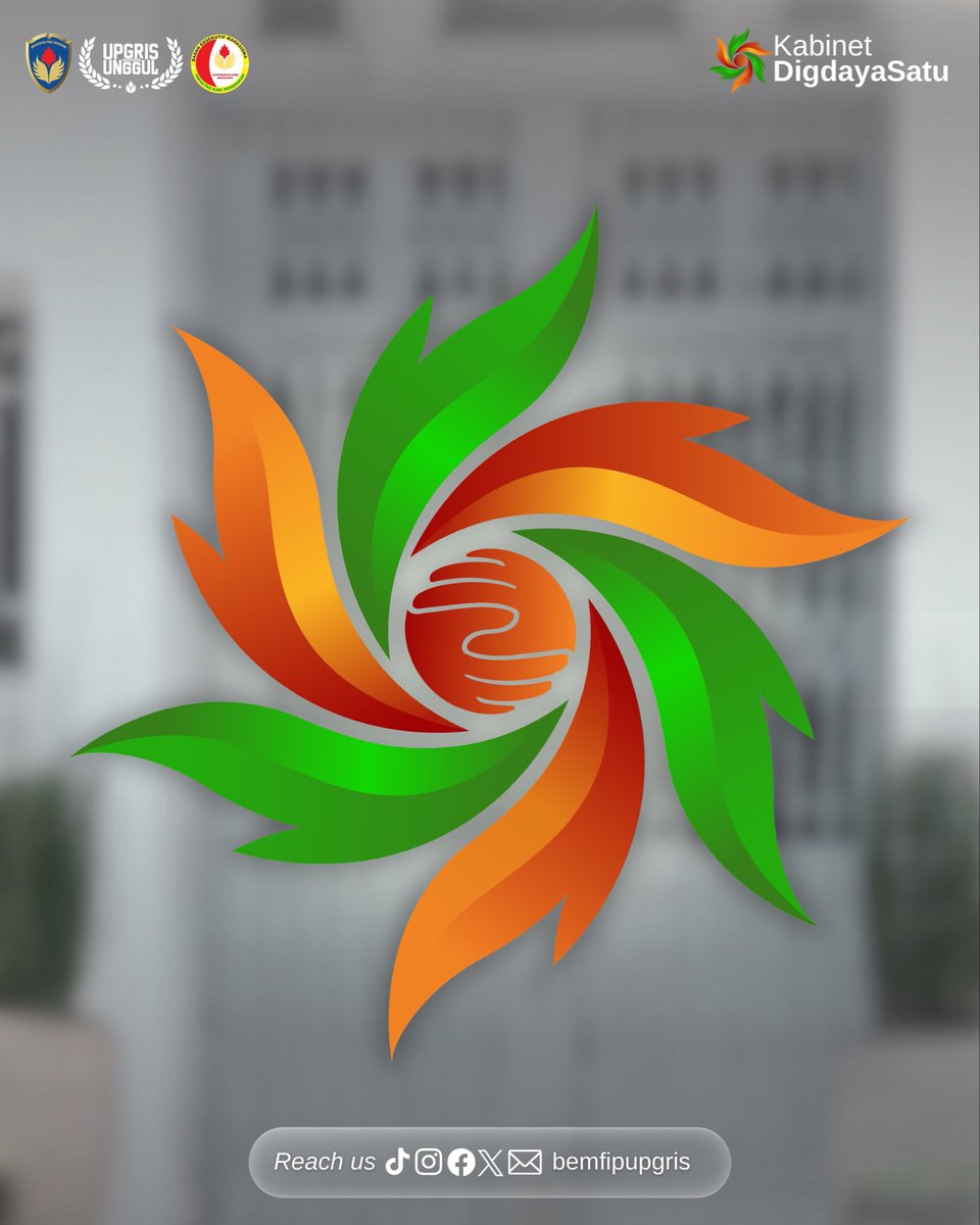 BemFipUpgris_'s tweet photo. [LAUNCHING KEPENGURUSAN BEM FIP UPGRIS 2025/2026] 
.
.
.
Halo Mahasiswa FIP👋🏻🥰

“FILOSOFI LOGO KABINET DIGDAYA SATU BEM FIP UPGRIS PERIODE 2025/2026”

BEM FIP UPGRIS
KABINET DIGDAYA SATU
“Ciptakan Harmoni, Kolaborasi Aksi, Digdaya Satu!”
______________________________ https://t.co/vQFqrzG2UW