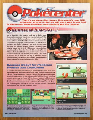 somuchnostalgia's tweet photo. Pokemon Fire Red &amp; Leaf Green promotional ads (2004) https://t.co/d3bwYvMeq7
