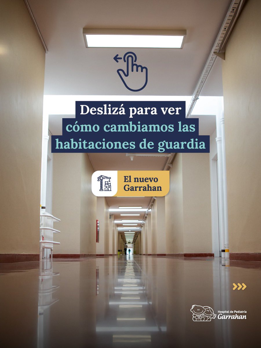HospGarrahan's tweet photo. ASÍ REMODELAMOS LAS PRIMERAS 10 HABITACIONES DE GUARDIA DEL GARRAHAN

Tras años de abandono, ahora nuestros médicos pueden trabajar en condiciones dignas. 

Muchos profesionales del hospital pasan largas jornadas en él y, en varios casos, permanecen durante la noche. Por esa razón, mejorar los espacios donde trabajan y descansan significa mejorar las condiciones en las que se sostiene la atención de los pacientes.

Solo se necesitaba ordenar las cuentas y la decisión firme de invertir en donde verdaderamente importa. El resultado es un hospital que no para de crecer.
