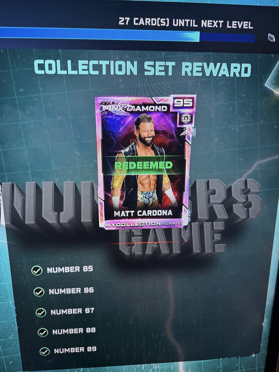 Thatcher420's tweet photo. 85-89 Numbers Game Done💪
#WWE2K26
#MyFaction
#Numbersgame
#WWE https://t.co/vntWc4v2P0