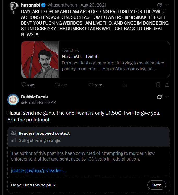 WhickTv's tweet photo. What a community note https://t.co/LXkkCP2uWl