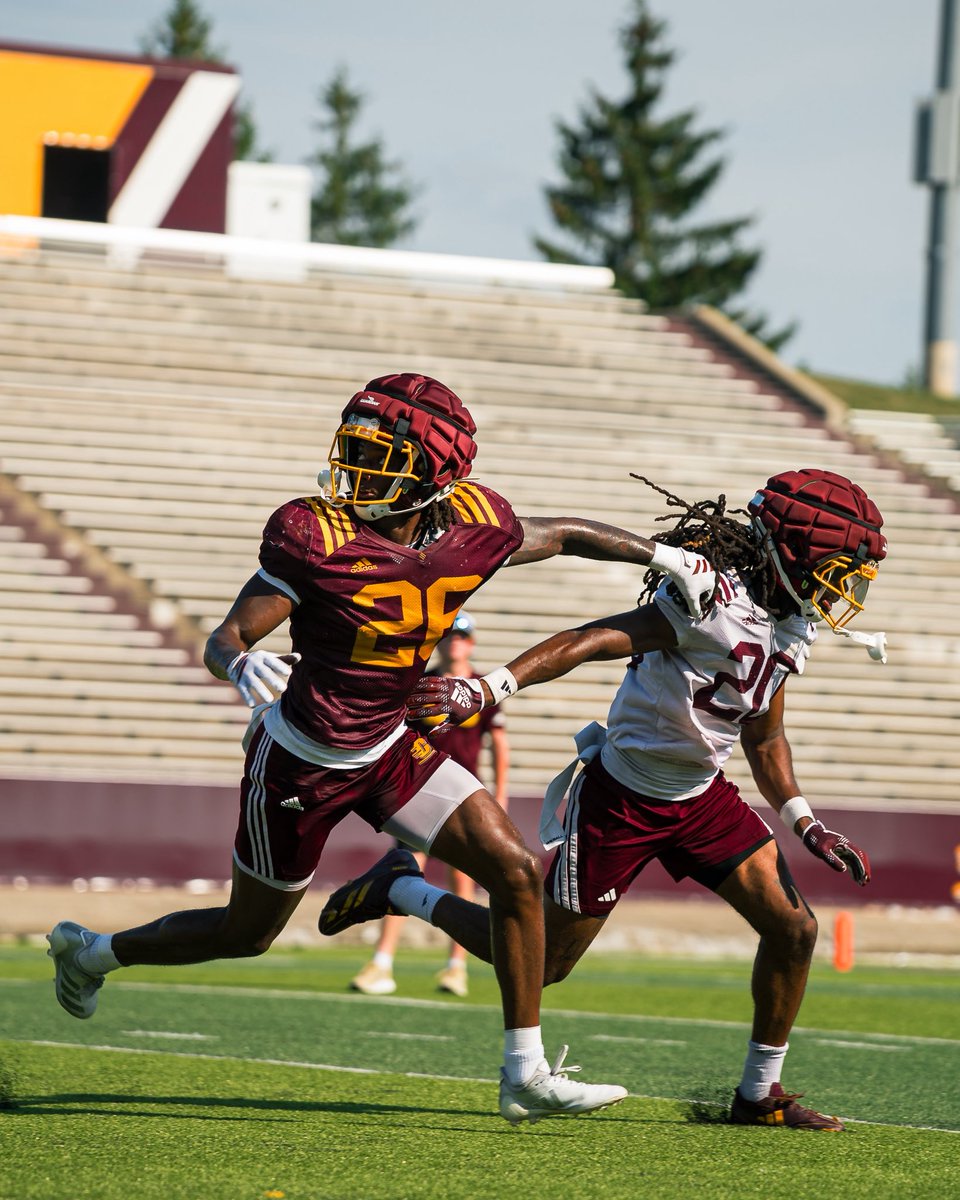 CMU_Football's tweet photo. The work continues.
#FireUpChips https://t.co/sGxCKbjh76