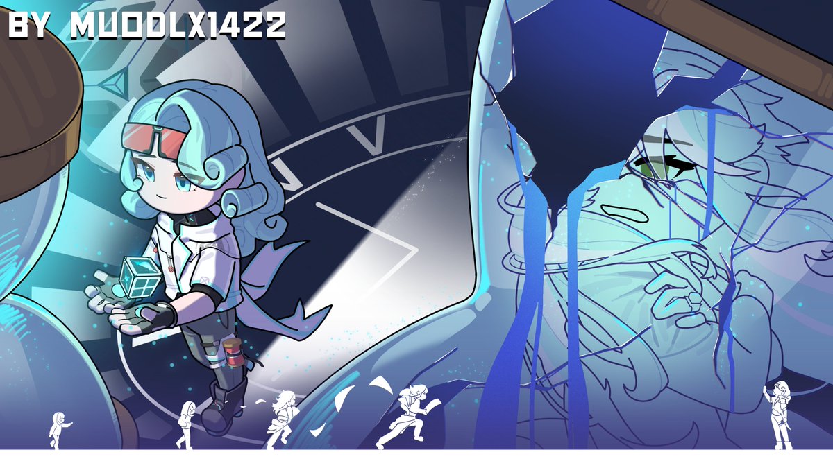 tavinadunare's tweet photo. Thank you so much for the birthday gifts!!! These gorgeous artworks were made by my friends Artsonist, @MUODLX1422 &amp; @katoshiro1793, a.k.a oyasumidreamer! It really made my day, you guys absolutely rock!! 💙
#Vtuber #Adunart #fanart #birthday https://t.co/HbivTszAsq