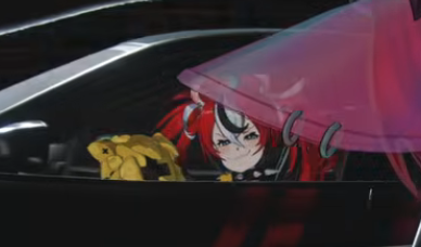 KrysanBRx's tweet photo. @NexatG also before calli crashes the cars bae does the asgore meme face https://t.co/z2NBVgBJbd