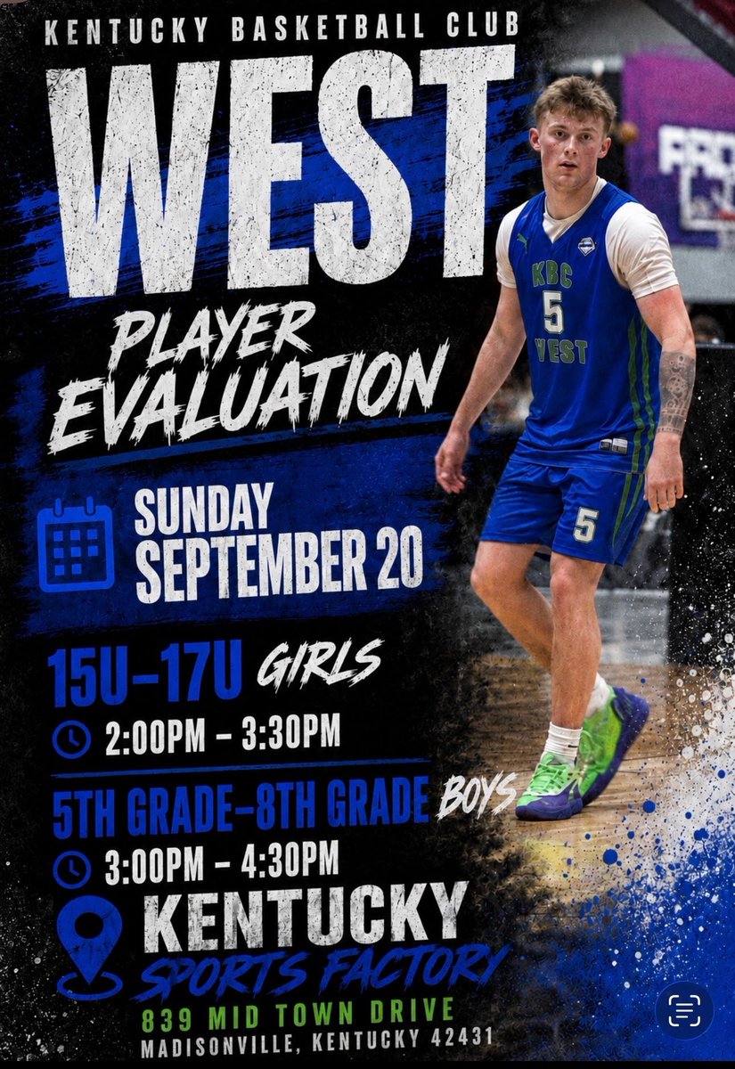 idriswhite47's tweet photo. After building a Top 5 program in the state and seeing multiple players earn college interest &amp; offers, we’re ready to go EVEN BIGGER! 

KBCWest is looking for players ready to WORK, COMPETE &amp; LEVEL UP. 

👀 Player Evaluations
💲 $10 Tryout Fee https://t.co/YXhsYoLsAz
