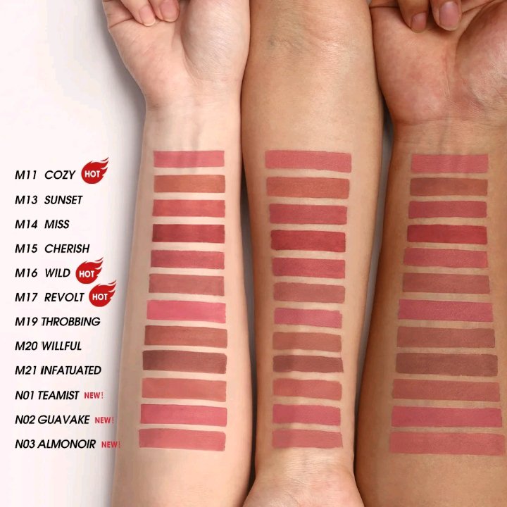 iamjacquelineDC's tweet photo. ✨O.TWO.O Long-lasting (Need to Wait For Drying)Velvety Mist Texture Lock-in Makeup Technology Misty Kiss Lock Color Matte Lipstick 👄💄

#MistyKissMatte #24HRMatteLips #OTWOOWildM16 #KissProofPerfection #affiliatelink 

📲See comment section for more details 🔗 👇 https://t.co/c3D4ShBMyK