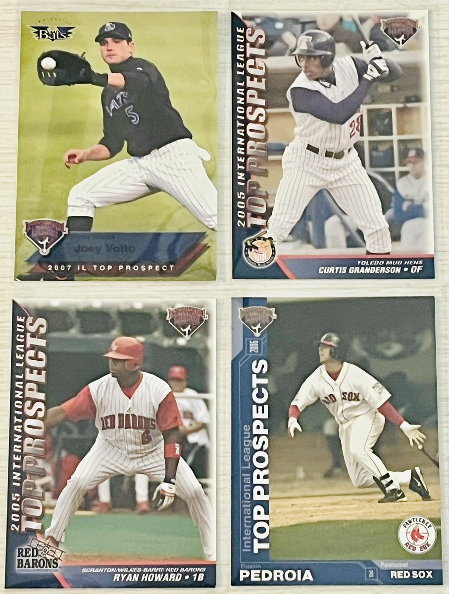 Mdotmoore420's tweet photo. Day 1 Post 24 - $3 each or 2/$5
Votto, Granderson, Howard & Pedroia IL Top Prospects
#Moorestacks #thehobby https://t.co/hmP51AQg0c