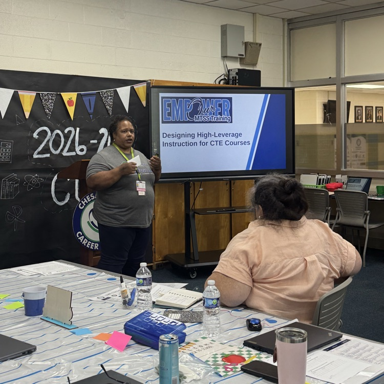 cpkcareercenter's tweet photo. We welcomed our teachers back for a brand-new school year by going over the ABC’s of CCC! Here’s to a great year of learning, creating, and preparing students for their futures! 💙💚 #FutureFocused #CareerReady https://t.co/ZczviObEN8
