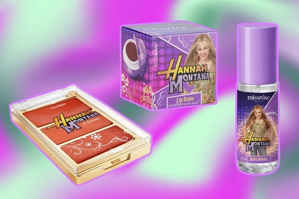 HannahWorlddd's tweet photo. New Hannah Montana x Miss Rosé Makeup Collab available in Brazil https://t.co/1PnYAor6Bm