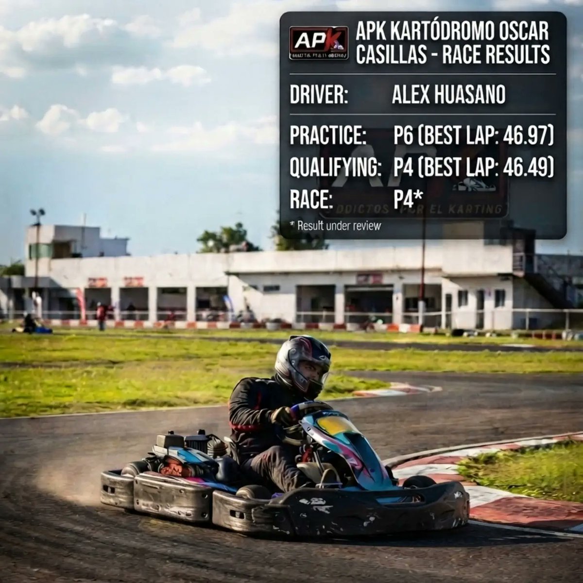 ChanteSubrhh's tweet photo. I’m taking away a valuable lesson from the APK at Kartódromo Oscar Casillas in Guadalajara. We didn’t reach the podium, but achieved a great result alongside competitive drivers from Sergio Pérez’s hometown. Guadalajara’s level is truly one of the https://t.co/EHPOQgUVGf
