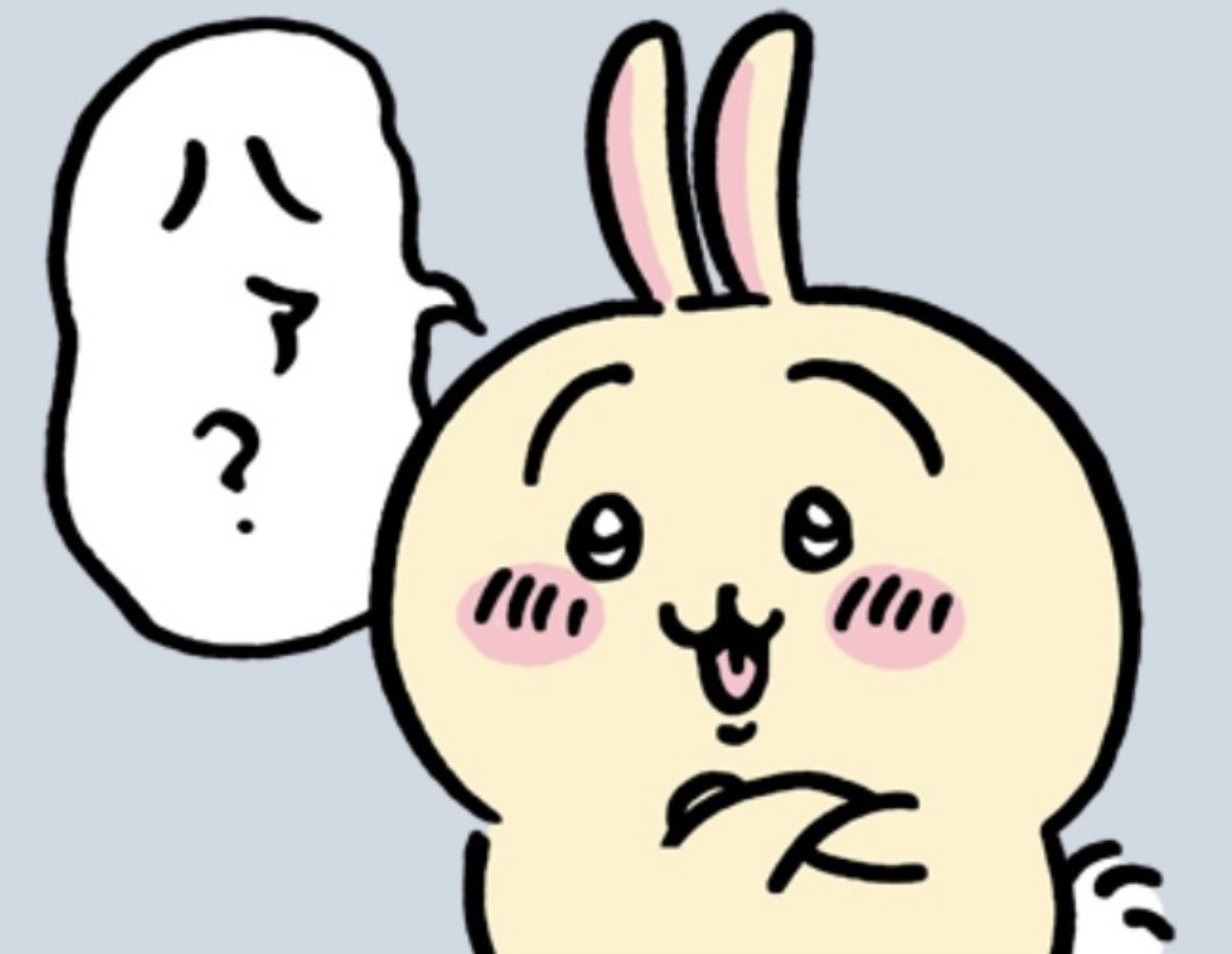 whitewolf_1004's tweet photo. 「ちいかわ」の最強ウサギ言語を,めんどくさい「自動思考･反応」対応用に活用してる☺️

🔷「自分責め」等のネガティブ系が湧いてきた時

🩷「はぁ？」　

🔷ジャッジ系が湧いてきた時

🩷「ふぅ〜ん」　（no judgeでスルー）

🔷肉体の痛みに紐付く不安系に

🩷「やはっ」　（『＝祝福あれ』と設定） https://t.co/oikJ1MjgUs