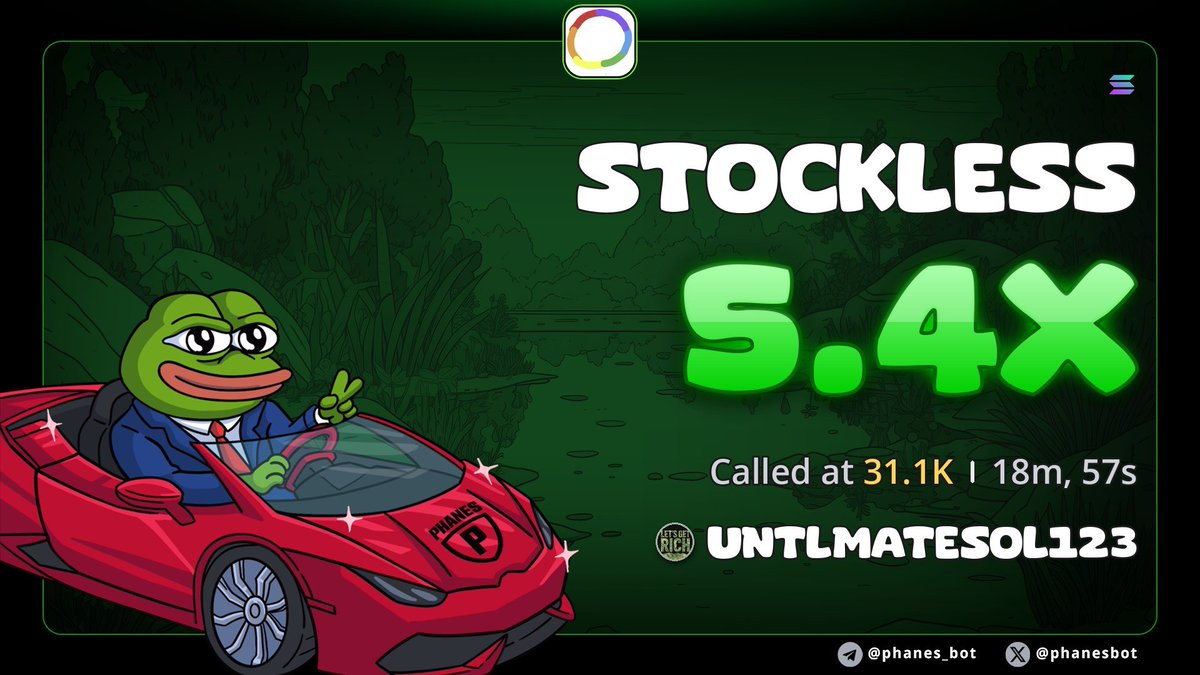 Untlmates's tweet photo. Aggressive 5x up on $STOCKLESS 🤩🤩
To the moon we go guys 🚀🚀💥

Big green candles 🤑🤑
Dm: https://t.co/g2HE6vxqOG let’s multiply those bags 💰💰 https://t.co/htBvrsCWKP