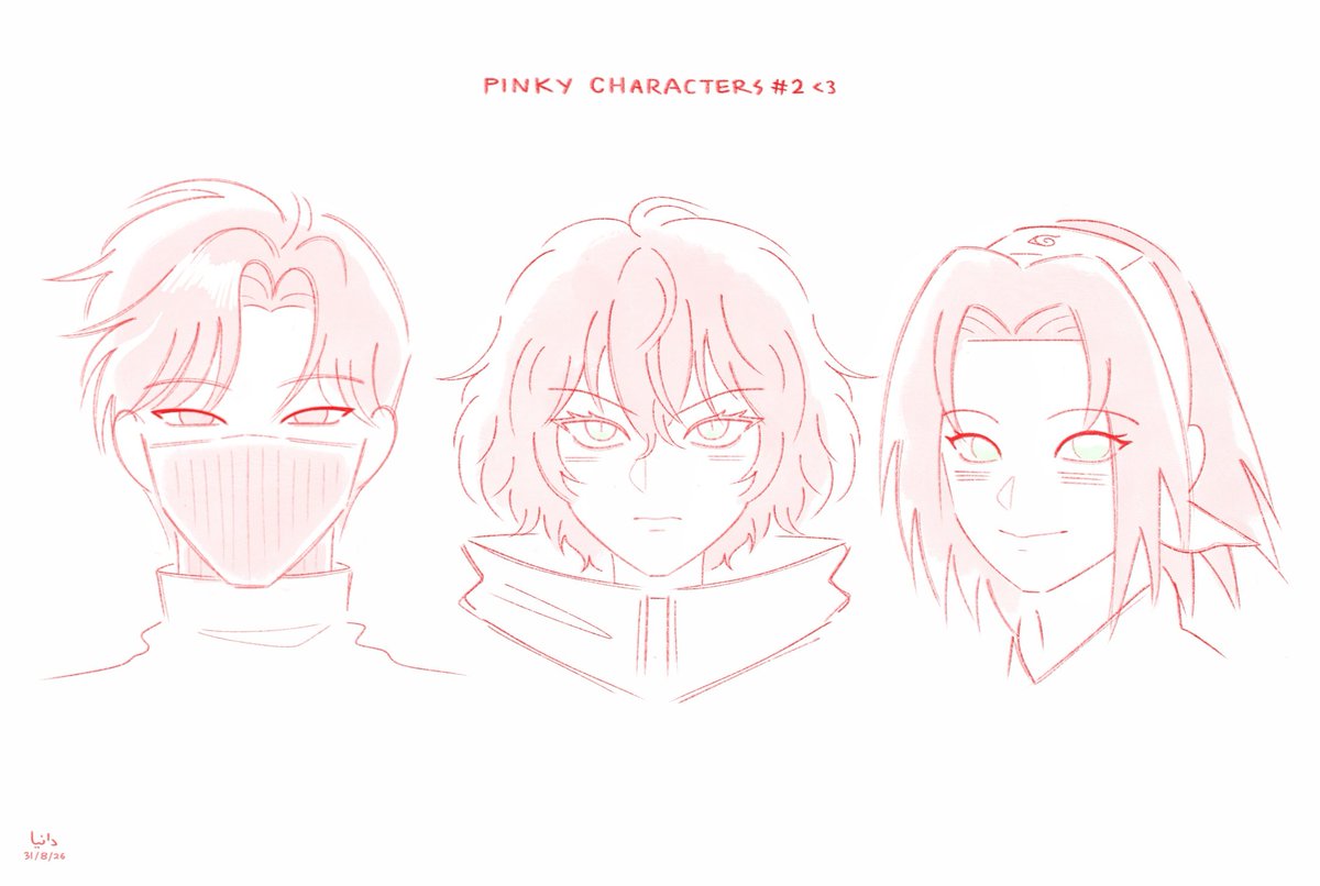 Temporaryrad's tweet photo. Pinky trioo part 2 🌸

#senju #sakura #jameslee #illustration https://t.co/kMHiOAxNM4