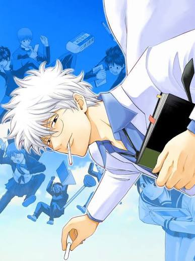 KatsuFett's tweet photo. I feel like ginpachi sensei is such a fitting role for gin even as like an au show or post credits bit bc he probably feels really connected to shoyo whenever he teaches💔 https://t.co/yyeSRa9uik