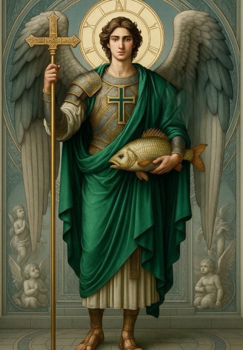 Victoria_dios74's tweet photo. Glorioso Arcángel San Rafael, medicina de Dios, te pido que entres en mi vida y me concedas la gracia de la sanación.
Toca mi cuerpo, calma mi mente y fortalece mi espíritu. https://t.co/dW5C1Q0G5M