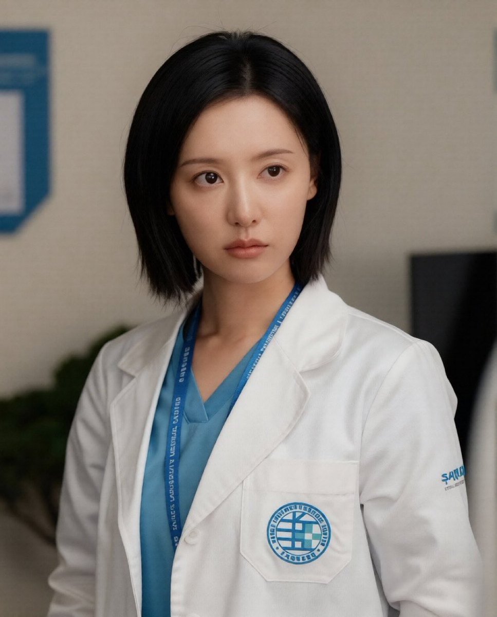 lovegeewoni's tweet photo. Safe to say Kim Jiwon takes her acting job pretty seriously, giving us the best of both world🤭

  Doctor                                              Patient https://t.co/hwYZn1lYG1