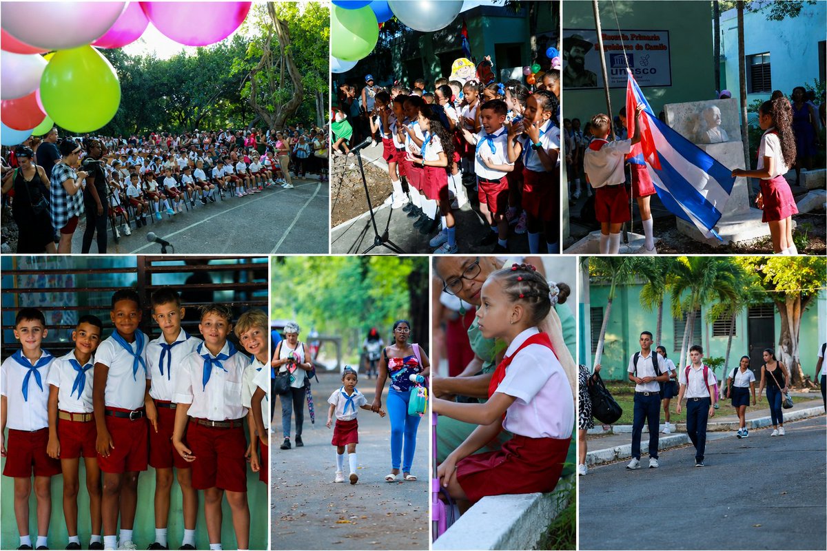 UJCdeCuba's tweet photo. 🇨🇺| Hoy, 1 de septiembre, más de 1.4 millones de niños, niñas y adolescentes en toda Cuba regresaron a las escuelas para dar inicio al curso escolar 2026-2027

#UJCdeCuba https://t.co/jBJiaId3jl