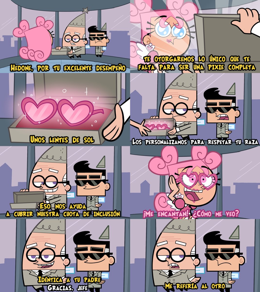 RosaToons's tweet photo. Felicidades, la ascendieron 👏

#FairlyOddParents #PadrinosMagicos #fanart #humor https://t.co/1jtL0mukz1