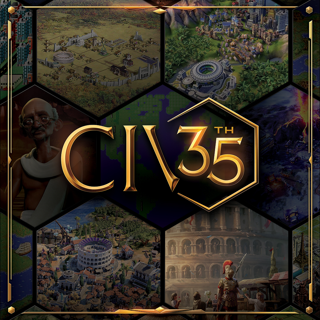 CivGame's tweet photo. Celebrating 35 years of reimagined possibilities, boundless empires, and history written in your image.

Happy 35th Anniversary, Civ fans! https://t.co/lm5E0Q3Mur