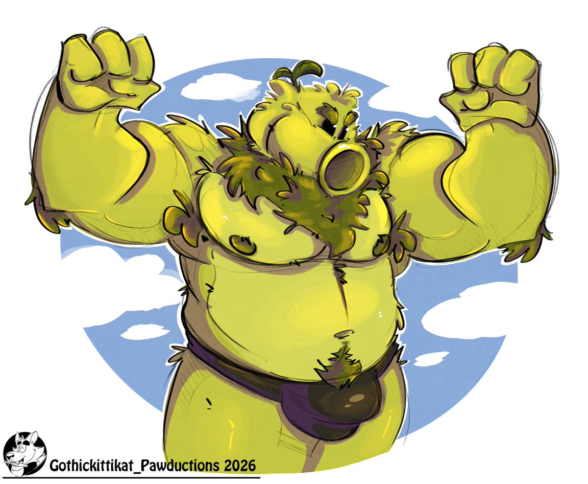 GPawductions's tweet photo. Thought I’d draw the primal peashooter I keep seeing around.  Was a fun time c: https://t.co/3bjS9hcwpx