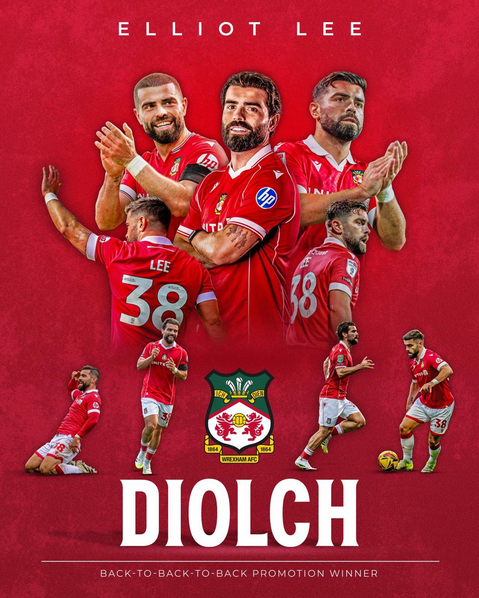 Wrexham_AFC's tweet photo. We can confirm that Elliot Lee has left the Club following the mutual termination of his contract.

Thank you for everything, Elliot ❤️

🔴⚪ #WxmAFC https://t.co/81YyBICkcX