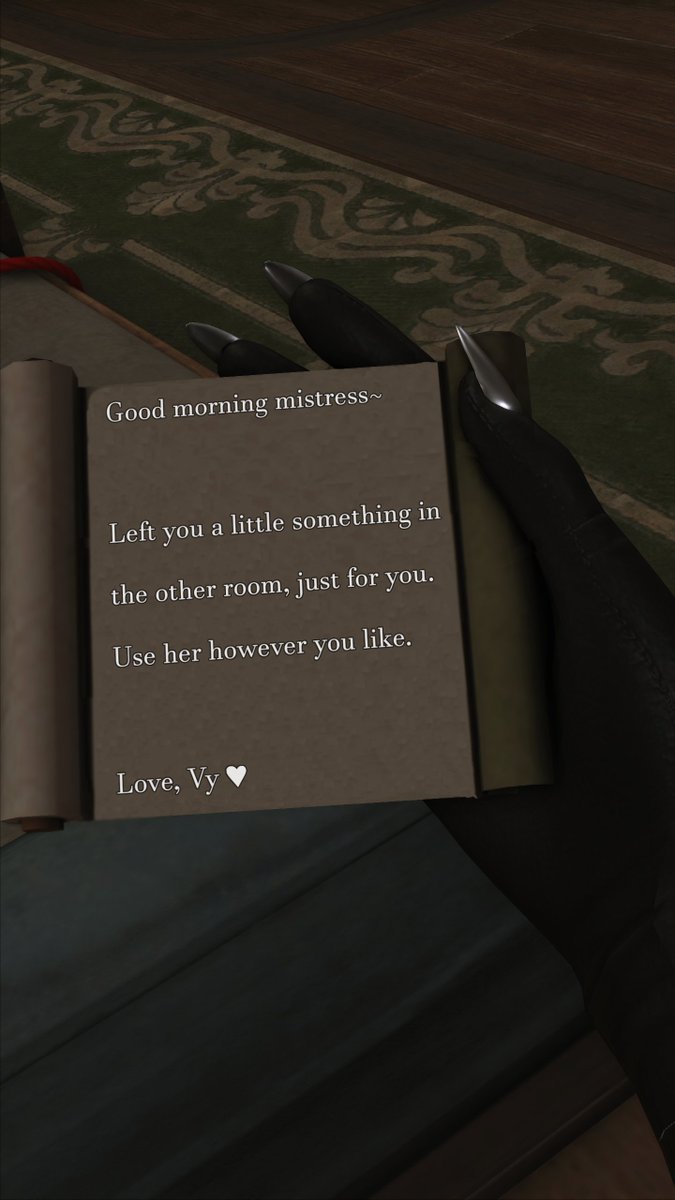 Vampire_Vy's tweet photo. To show my mistress my appreciation for her i preapared @auauroraxiv  for https://t.co/j5nETkjEEn and i think she liked it... 👉👈 ♥ https://t.co/QjD3nJKUql