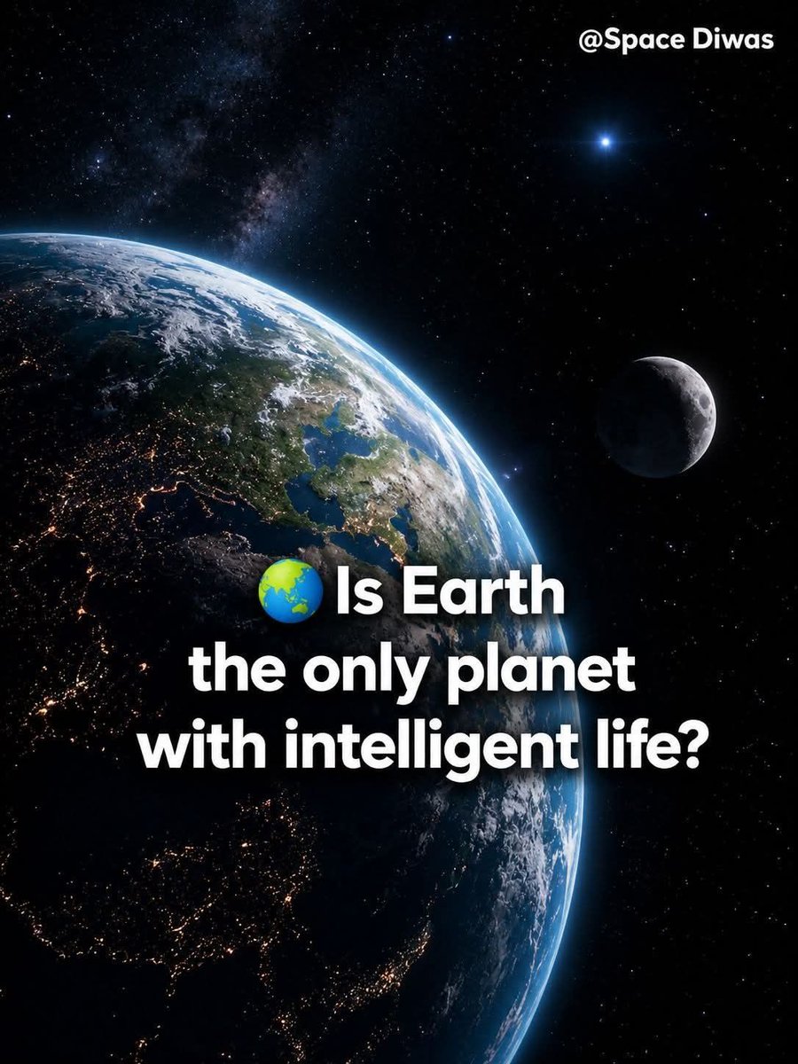 OrgPhysics's tweet photo. 🌍 What if Earth isn't special… just the first intelligent world we've found?

Do you think we're alone in the universe? 👽✨

#Space #Earth #AlienLife https://t.co/uWvNQe2CsD