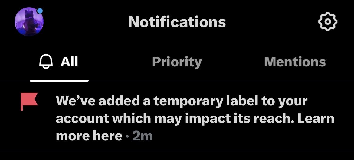 blue_AD_wolf's tweet photo. Wtf is this X ?? 
I got this label twice damn shitt 😡 
Anyone help me with this ? Just tell me what should i do now to recover my reach? 😭😭😭 https://t.co/4UxVHEYRsx