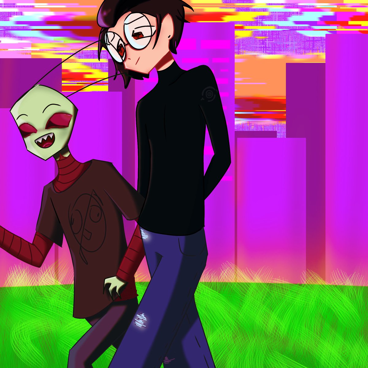 AAlexwseahsjshs's tweet photo. Dibujo :P
#InvaderZim #InvazorZim #Zim #DibMembrane #Fanart #draw #Zadr #zimxdib #dibxzim https://t.co/0whf5KMoK6