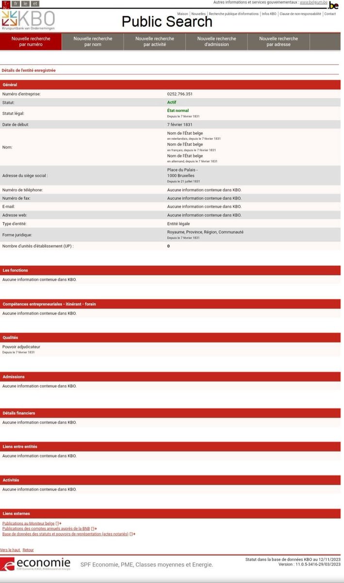 Moi2507Toi's tweet photo. @vonderleyen Va falloir expliquer ça ! 
🚨 La Belgique est dans les duns américain, comment ça ce fait ?  
🚨 La Belgique a été créé de toute pièce et vendue à la même date, le 07 février 1831 ! 
🚨 Vous êtes qu'une 💩 non élu. https://t.co/eHV3yNdd3r