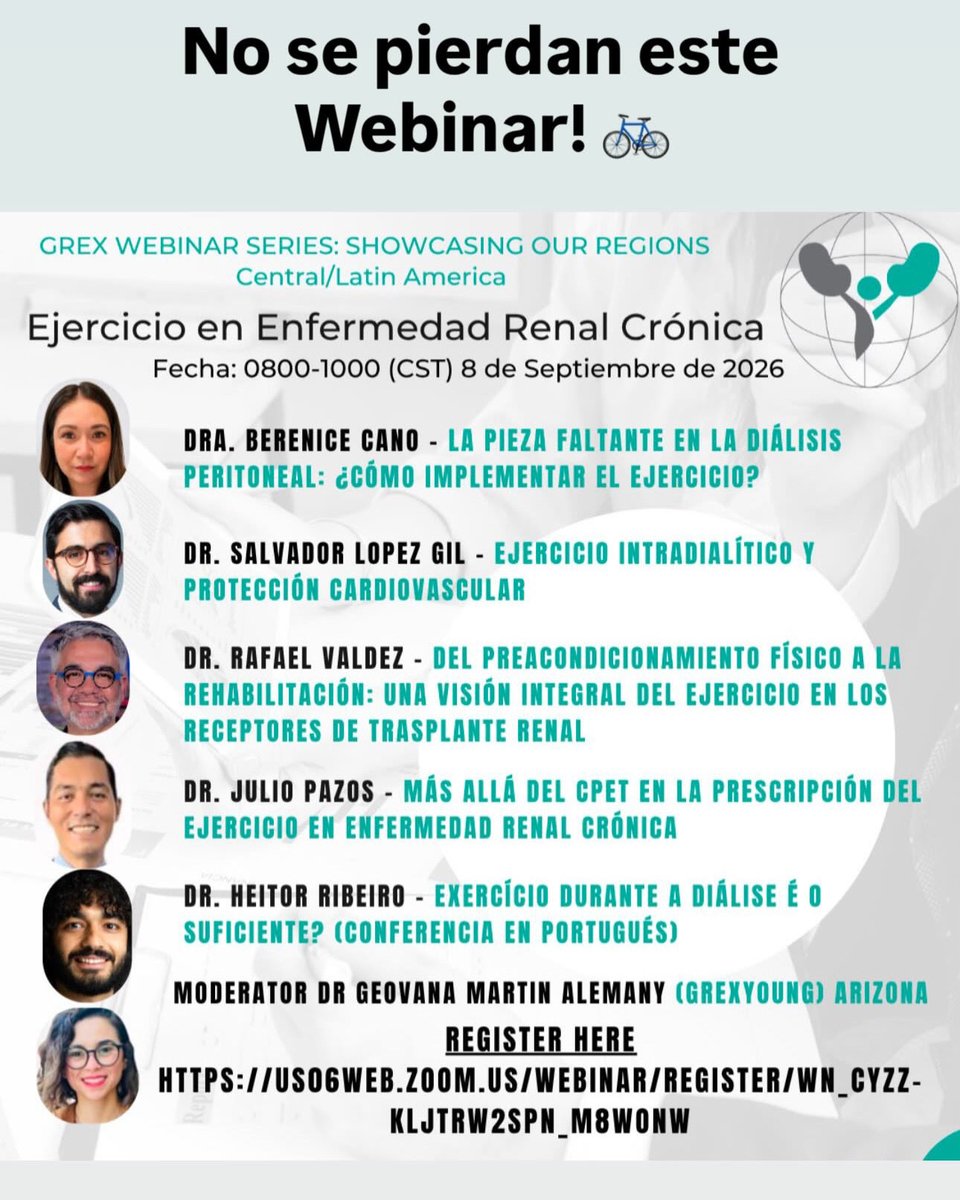 salvadorlgil's tweet photo. Los invitamos a este Webinar! Ejercicio para todos nuestros pacientes 
Acá les dejo el link:

https://t.co/5ZK4ghKnro

@GREXercise @IMINmx @SLANH_ @DeNefrologos https://t.co/vLCmsraeMw