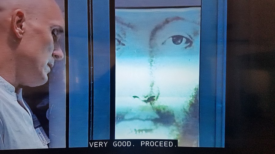 scwab123's tweet photo. @Rau2Howard The 1971 movie THX 1138 predicated this. https://t.co/NemSFLLg9Z