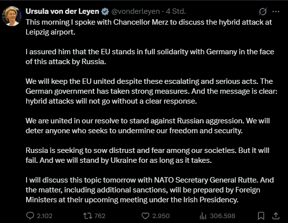 123Koko_'s tweet photo. Die CDU mit Merz und von der Leyen führt Europa in den  Abgrund. 
Ich kann nicht mehr in Worte fassen, wie sehr ich jedes einzelne CDU-Mitglied verachte. https://t.co/CeylKAsTV8