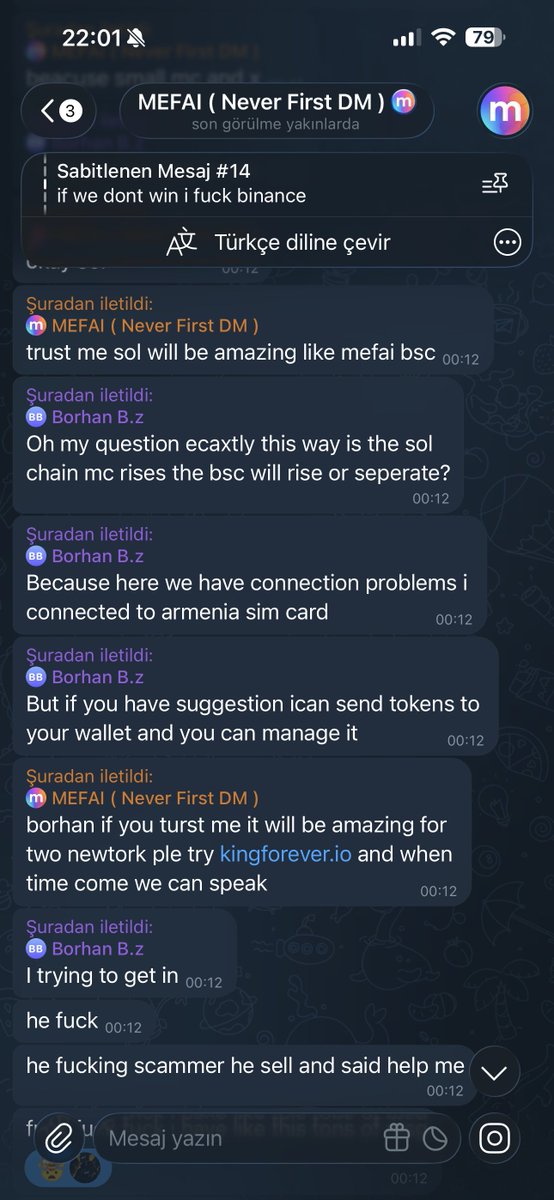 ctrlcrypto1's tweet photo. WHAT HAPPENED TO MEFAI’S SOLANA INVESTORS?

Today is September 1, 2026.

I am sharing this not to harm any project, but to bring public attention to the promises made about MEFAI’s Solana side, the statements that encouraged investors to buy, and the situation we have reached today.

The screenshots I am sharing clearly show the statements made by the MEFAI CEO regarding Solana:

“If the community supports us, we can go to Binance Alpha tomorrow.”

The Binance side told us.

“If you don’t have MEFAI, try the Solana side because the market cap is small.”

“Trust me, SOL will be amazing like MEFAI on BSC.”

“If you trust me, it will be amazing for both networks.”

“Binance wants to see Solana volume.”

“We will win the Binance game.”

These were not rumors spread by ordinary community members. They were statements made by the person leading the project statements capable of directly influencing investors’ financial decisions. The names Binance and Binance Alpha were used, Solana’s low market capitalization was presented as an opportunity, and investors were explicitly told, “Trust me.”

More importantly, another message in the screenshots describes an alleged token migration model under which users would send their tokens to a migration address and receive tokens from a new contract in return. The same message claims that, if the project continued developing, it could reach Binance Alpha. It also says this discussion should not be disclosed because those involved might be accused of being “insiders.”

It must now be clarified whether these statements were actually communicated by Binance. If such discussions or offers took place, verifiable evidence must be provided. If they did not, MEFAI must explain why the names of Binance and Binance Alpha were used in a way that could create confidence and expectations among investors.

The Solana side was promoted as a more advantageous alternative because of the tax structure on BNB Chain. Expectations were created that the two networks could eventually be connected, and repeated assurances were given that the Solana side would grow. People invested their money based on these statements, their trust in the project’s management, and the relationships publicly presented by the team.

However, as of September 1, 2026, we are facing a situation completely opposite to those assurances and expectations. The closure of the Solana side was announced, investors were driven into panic, heavy selling pushed the project’s value close to zero, and many people suffered serious financial losses.

This cannot simply be dismissed by saying, “The price went down.” Everyone understands that cryptocurrency investments involve risk. However, encouraging people to buy, using the names of major platforms to create expectations, telling investors to “trust me,” and then announcing a shutdown that pushes people into panic selling creates a serious responsibility that must be addressed.

We therefore expect clear and documented answers from MEFAI’s management:

Why was the Solana side closed?
When was this decision made, and why were investors not given a transparent exit plan beforehand?
What verifiable discussions were the statements “The Binance side told us” and “Binance wants to see Solana volume” based on?
What concrete information or documentation supported the Binance Alpha expectations presented to investors?
What happened to the promises concerning the future of the two networks and the proposed bridge or integration?
Why has no clear compensation, reimbursement, or migration plan been announced for affected Solana investors?
Will the Solana token movements of the team and all associated wallets be publicly disclosed?

This statement is not based on words alone. Screenshots of the statements, investor testimonies, and on-chain transactions will be made available for public examination. Our purpose is not to insult anyone or make unsupported accusations.#MEFAI $MEFAI  @BNBCHAIN @heyibinance @cz_binance