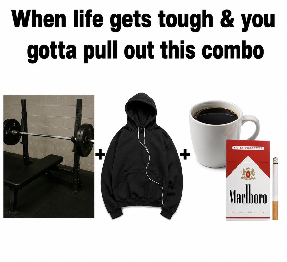 CigsMake's tweet photo. This combo will literally get any man out of a depression https://t.co/xJ0eV99COL