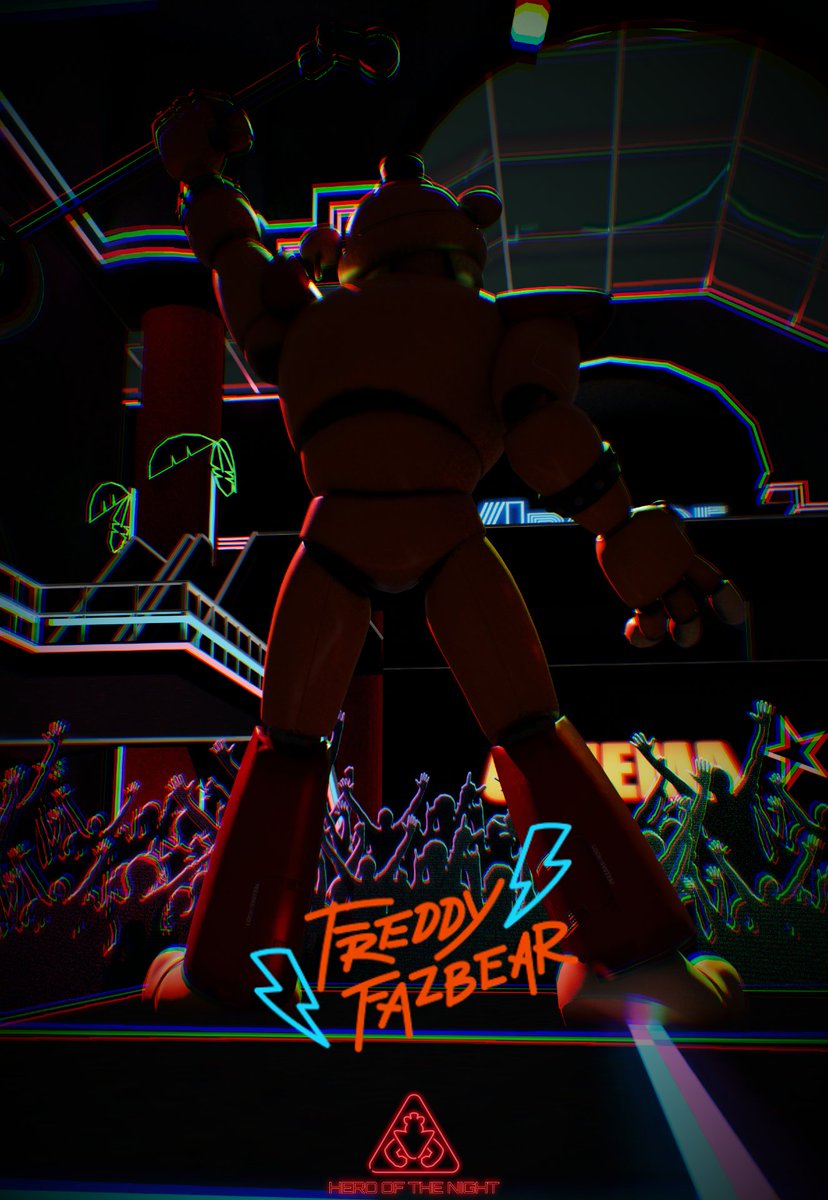 HOTN_FNAF's tweet photo. He's the star of the show

#FNAF #HeroOfTheNightFNAF https://t.co/c5cJOWRHd8