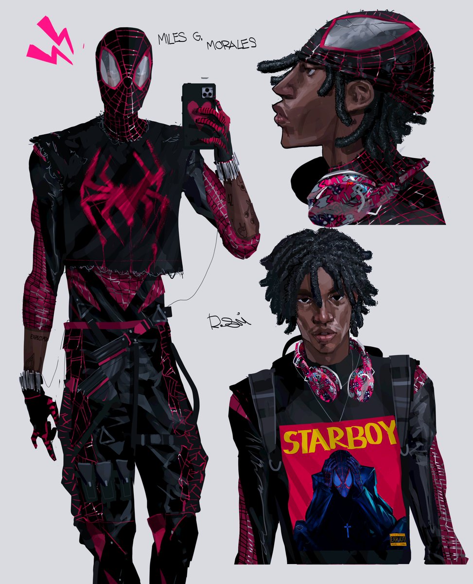 rxzarx's tweet photo. spider-man (miles morales) https://t.co/rsY8OGvi7E