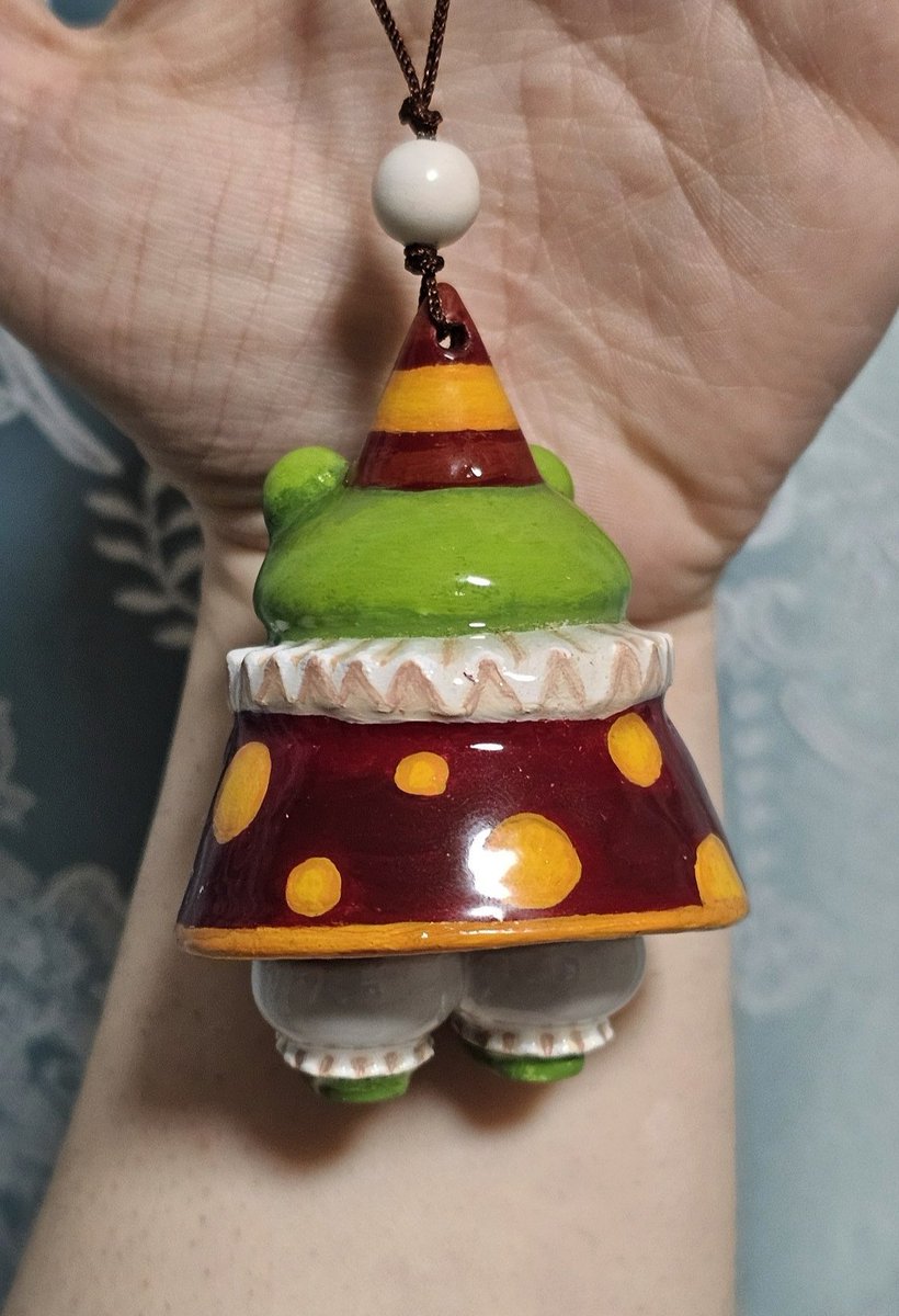 RICOZAWR's tweet photo. 🐸 • I made a Christmas tree decoration in September lol (I had never painted figurines before)
#crafts #3dprinted #frog https://t.co/RCk5tt2kjB