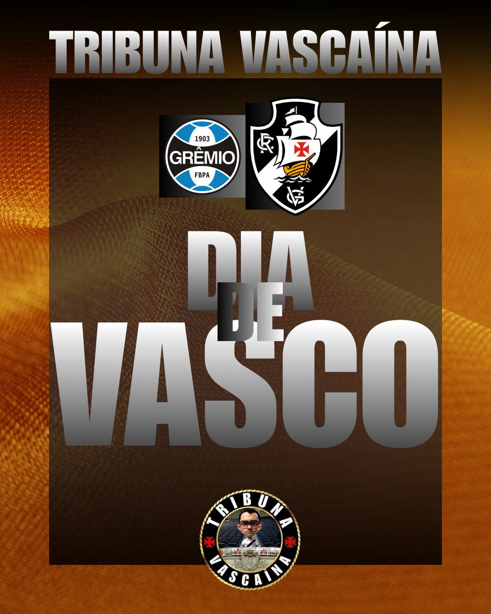 TribunaVasco's tweet photo. 📍ESTÁDIO ARENA DO GRÊMIO - RS.
⏰16:00
✅ Siga o Tribuna Vascaína❗👍 Deixe seu Like❗
#vasco #vascodagama #vitoria #diadevasco #netvasco #vascoaovivo #futebolaovivo #futebol #torcidadovasco #noticiasdovasco @VascodaGama @Gremio @Brasileirao https://t.co/2Vp6kb84CH