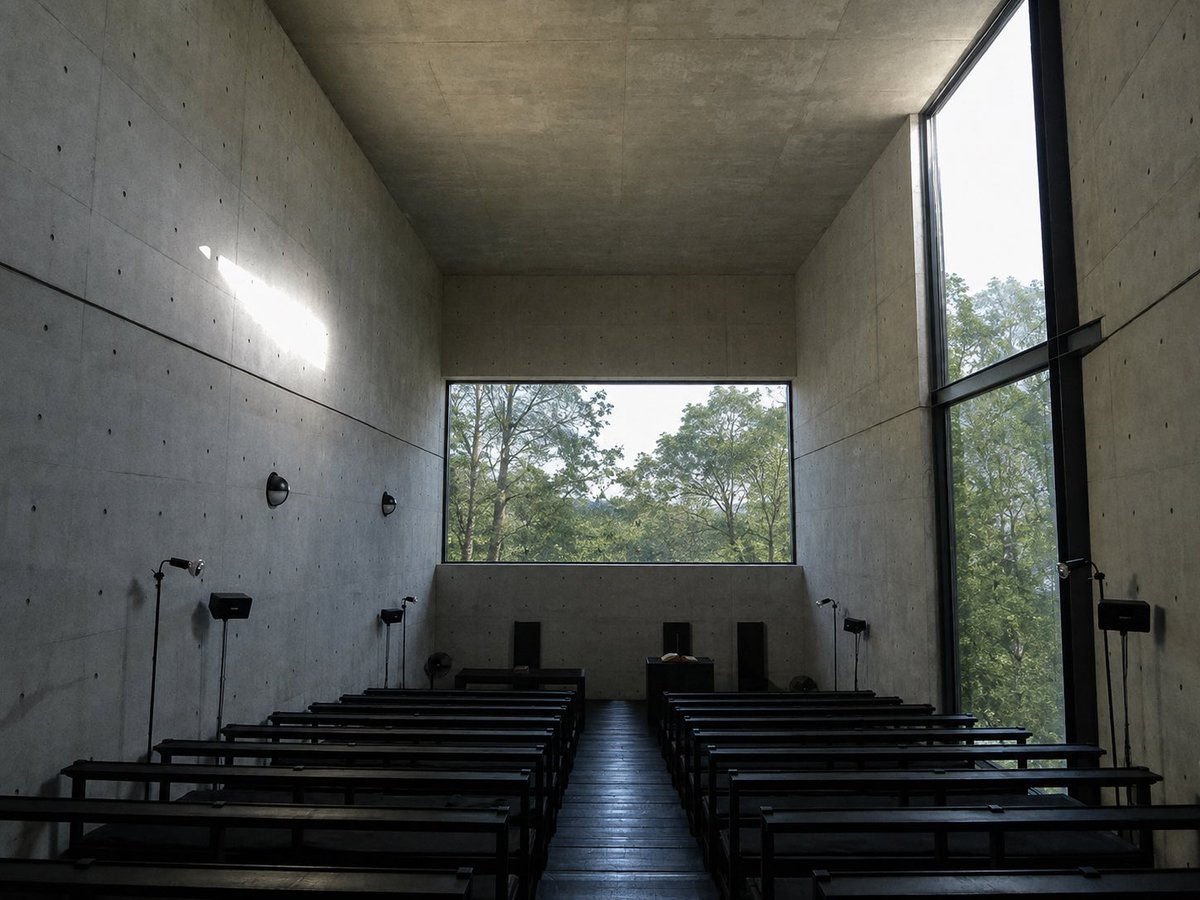 insomnia91s's tweet photo. No les parece que la iglesia de la luz de tadao ando es muy oscura???Quedaría mucho mejor si le abriéramos un gran ventanal y le pusiéramos luces led por todo lado, 🤪🤪o que dicen https://t.co/aJ5E3vL3sm