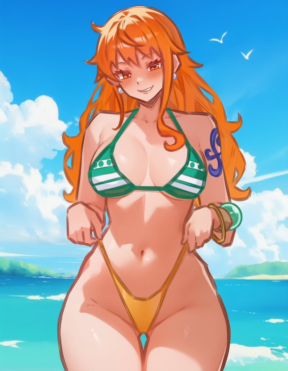 SlideyAlt's tweet photo. Nami - One Piece https://t.co/AGzt4cMI74