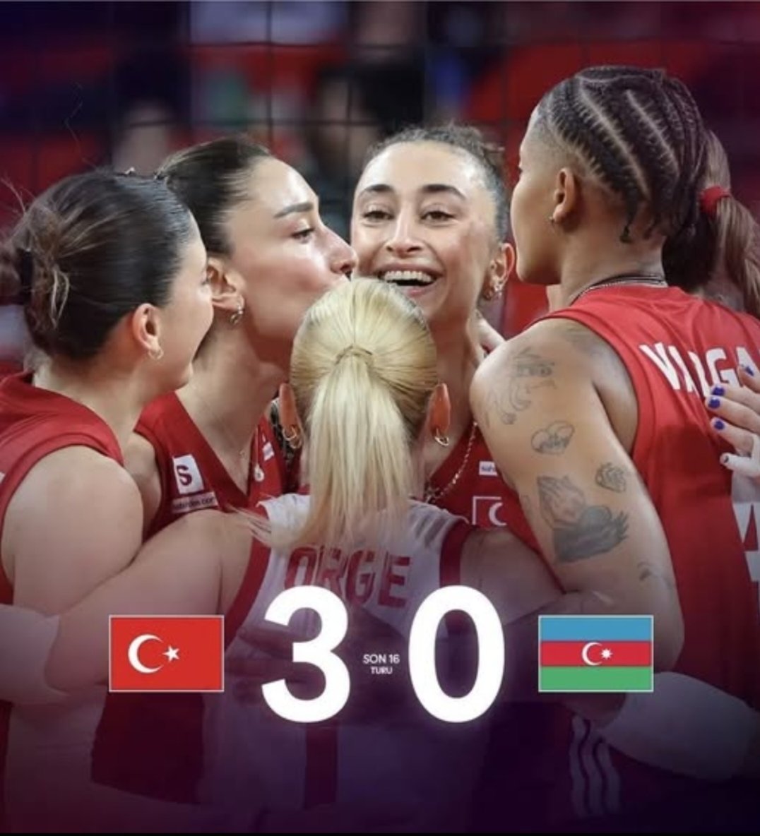 lavanta_22's tweet photo. Atatürk'ün Kızları çeyrek finalde.♥️🇹🇷♥️👏♥️🇹🇷♥️🇹🇷 https://t.co/j7MTpWq3wG