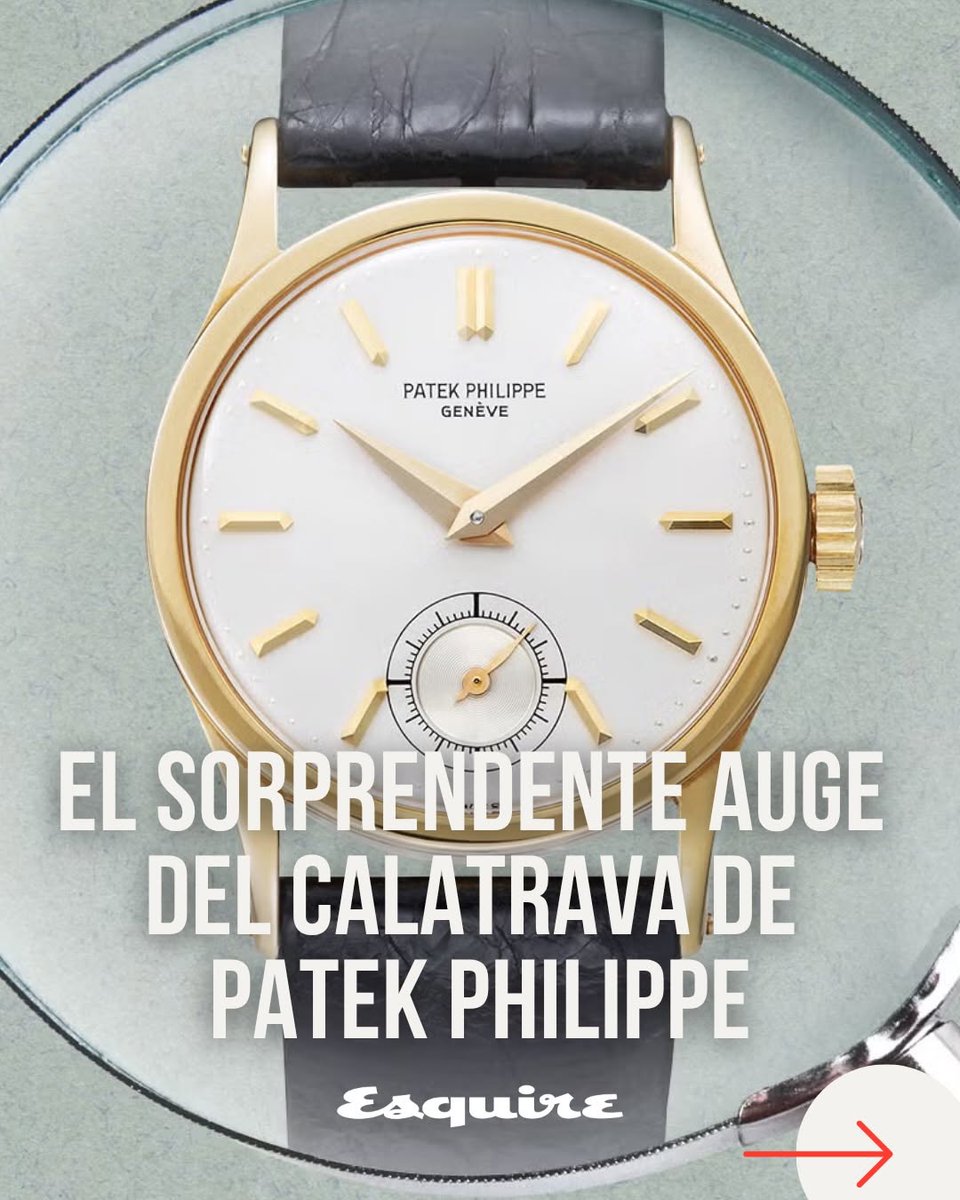 Flaco0216's tweet photo. El sorprendente éxito del Patek Philippe Calatrava: descubrimos cómo el modelo más pequeño ha pasado a ser el más cotizado del mercado.

Gracias a los cambios en el sector de la relojería masculina y al papel de los coleccionistas, el mundo vuelve a ... https://t.co/6W83JIkWls