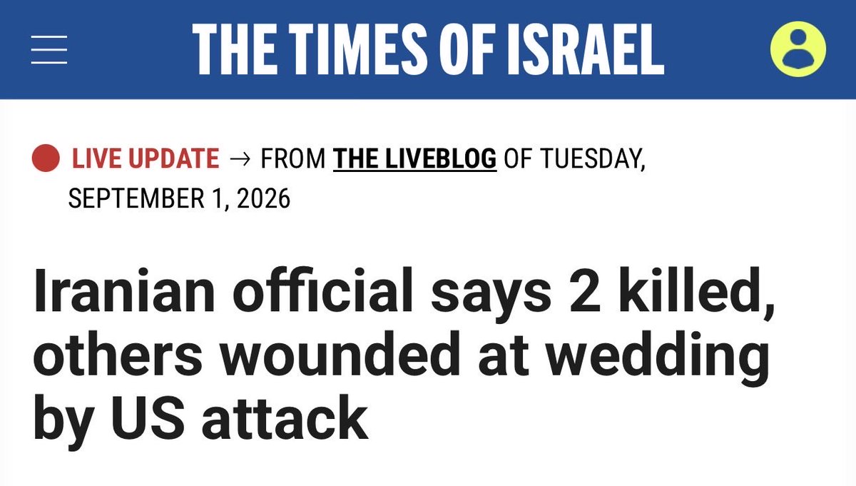 AssalRad's tweet photo. The U.S. just bombed a wedding in Iran. https://t.co/FWL6Gvbu8f