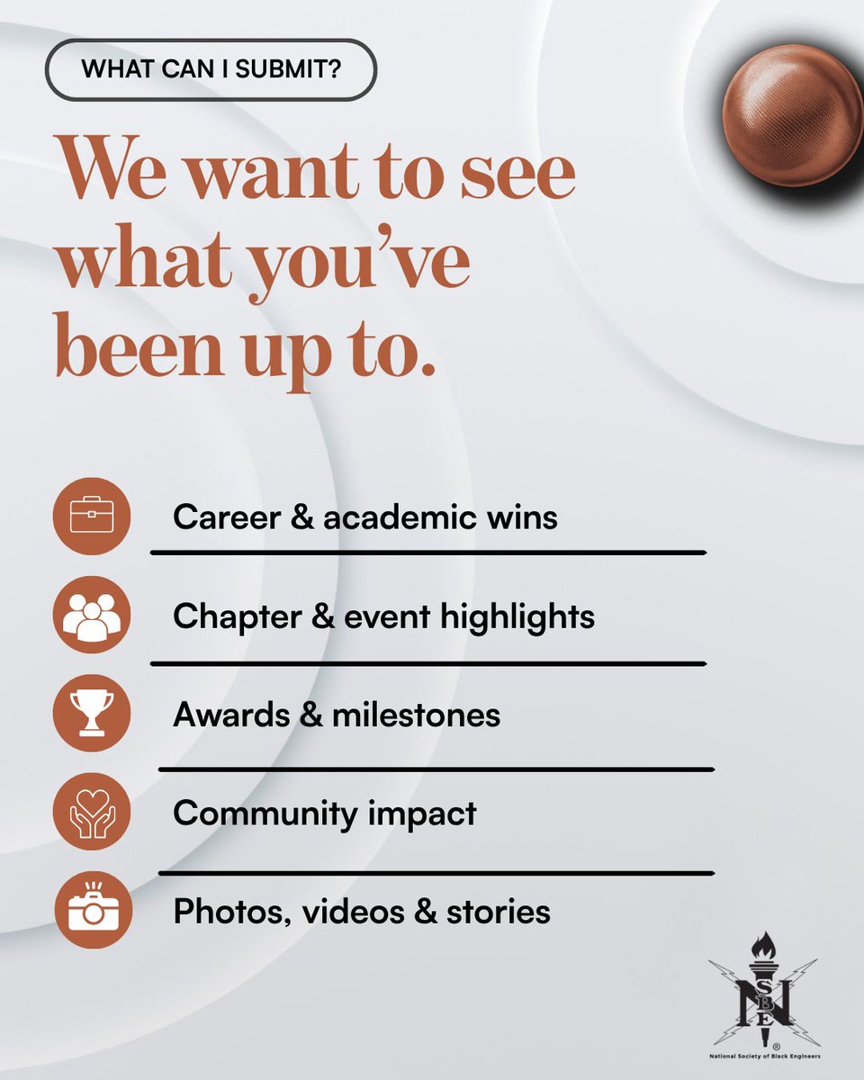 NSBE's tweet photo. We’re looking for stories from across the NSBE community to spotlight the people, milestones and moments that make our organization what it is. Share your photos, videos &amp; stories for a chance to be featured across NSBE’s channels. Scan the QR code!👏 https://t.co/nNAbdAUA8Y