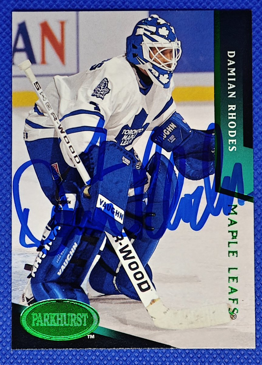 Gampagnolo's tweet photo. Today's TTM success: Damian Rhodes on '93-94 Parkhurst & Upper Deck cards. 17 days.
#TTM #TTMHOCKEY #hockeyautographs #ttmsuccess #hockeycards https://t.co/JsyMksDNfe