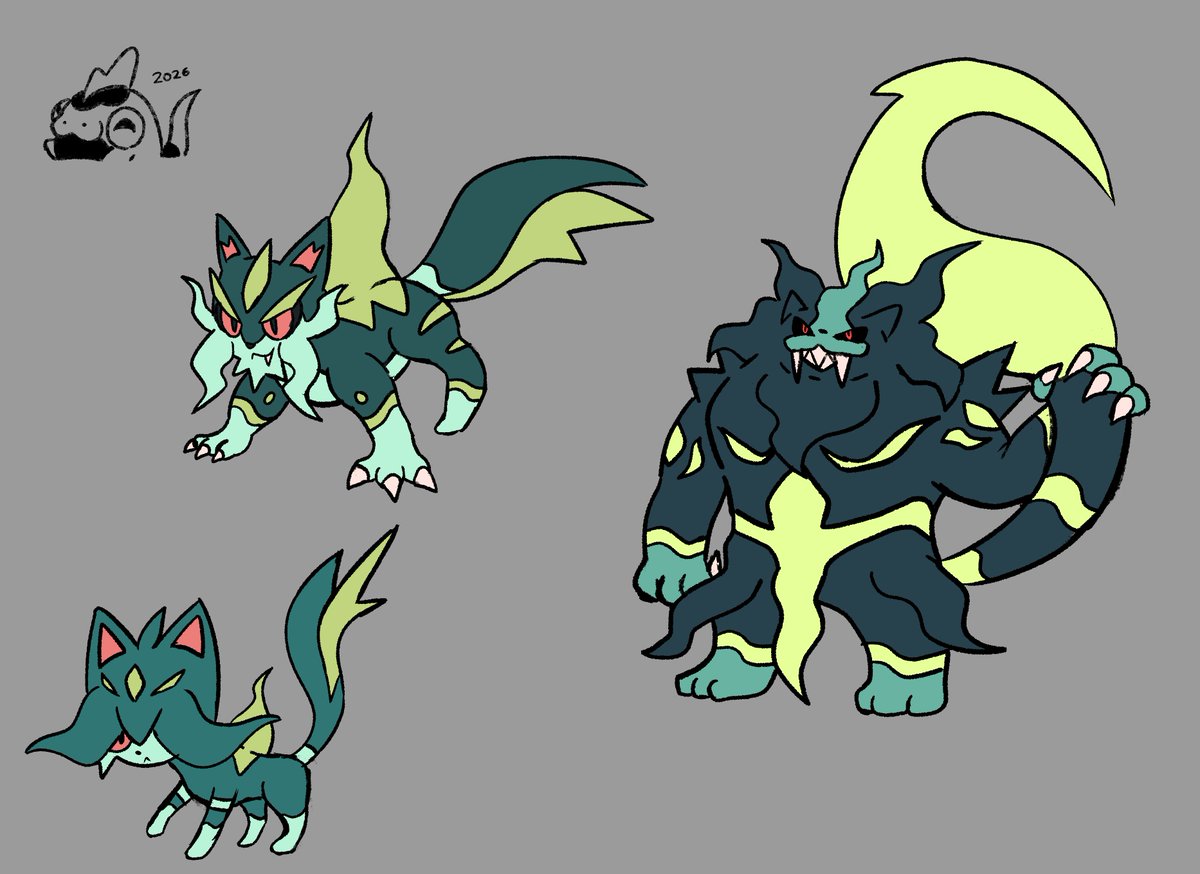 CarnekVT's tweet photo. What if the Alolan Starters swapped their typing?

Introducing Demiroar, fully embracing the oceanic demigod and magical fishhook tropes to replace the original Fire/Dark heel wrestler theme ✨ https://t.co/9elkTT6WU5
