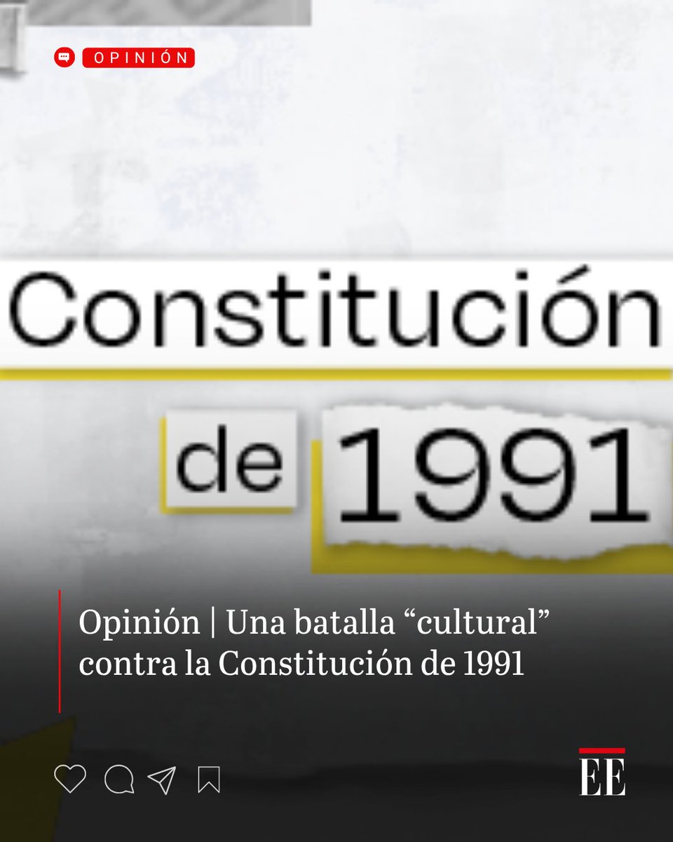 elespectador's tweet photo. #Opinion | "El nuevo gobierno ha declarado una guerra a la Constitución de 1991, a la educación pública y a la autonomía consagrada en la Ley General de Educación. La ha llamado “batalla cultural”, pero en realidad es una lucha contra derechos adquiridos.": Julián de Zubiría Samper. 👉 https://t.co/NR0V3wlBql