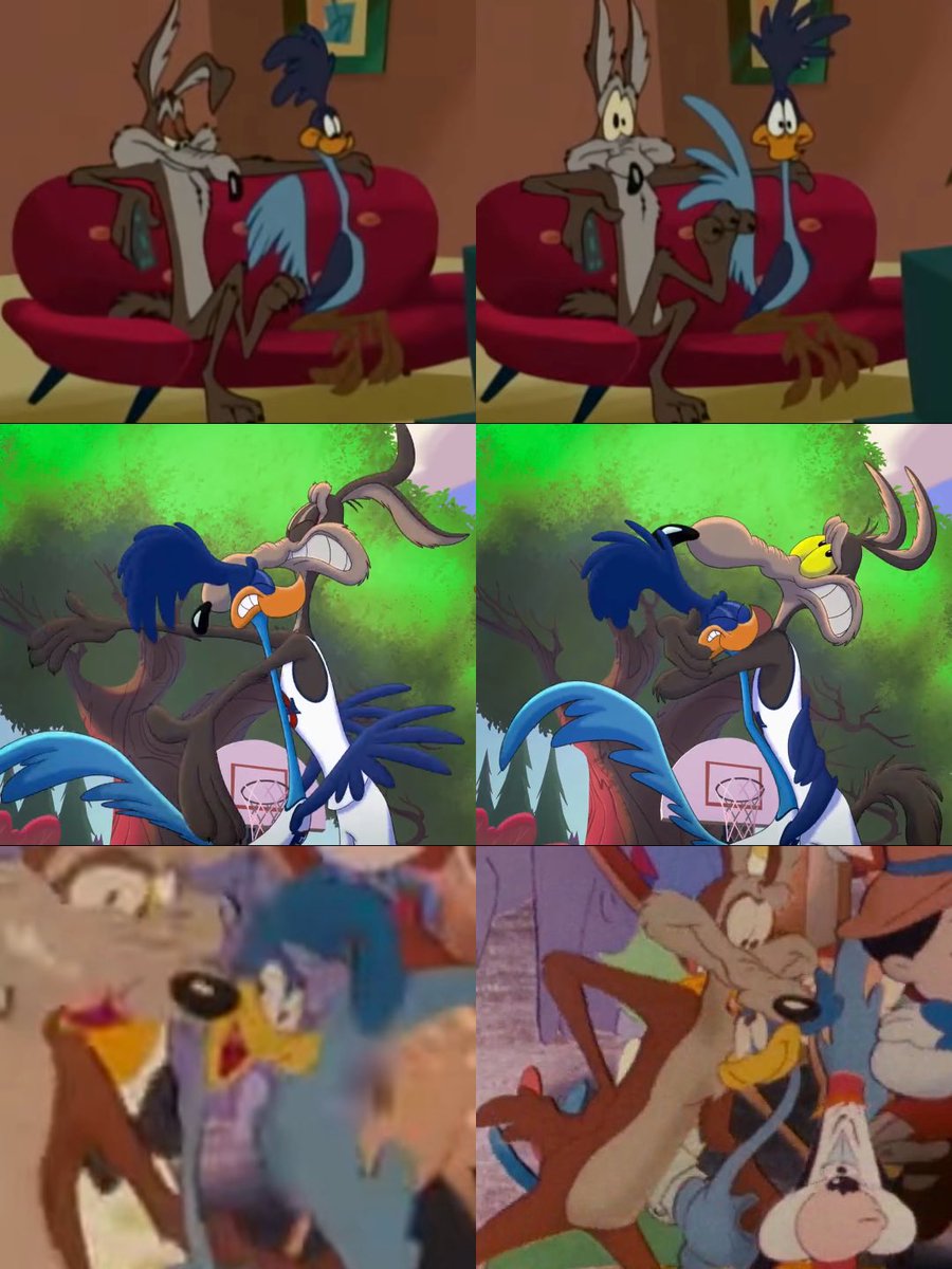 rodeorosebud's tweet photo. i can’t believe looney tunes invented doomed yaoi https://t.co/LCNY1K3QOz