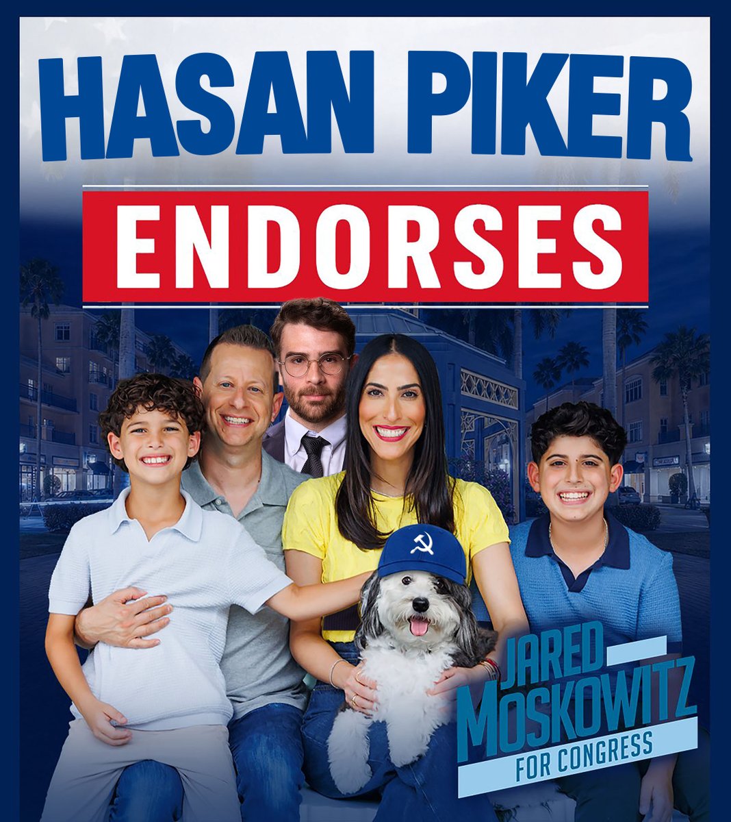 ostonox's tweet photo. @JaredEMoskowitz We're all rooting for you to win, good luck Jared! 

Thank you for always supporting Democratic Socialism https://t.co/sSdV0c5YMW